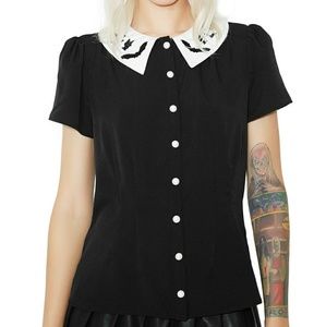 Hell Bunny Full Moon Blouse